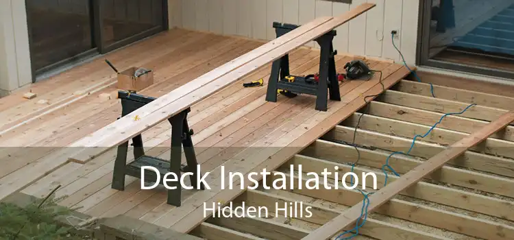 Deck Installation Hidden Hills