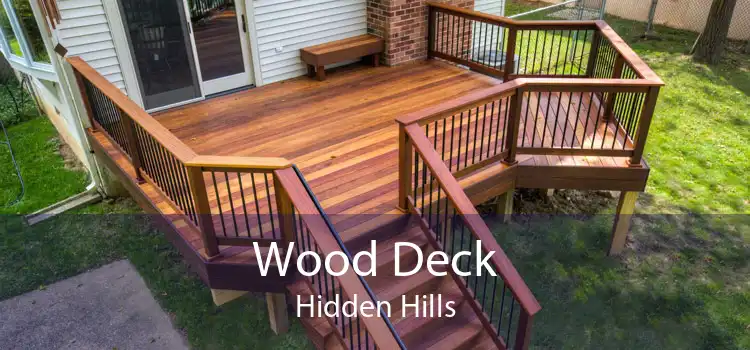 Wood Deck Hidden Hills