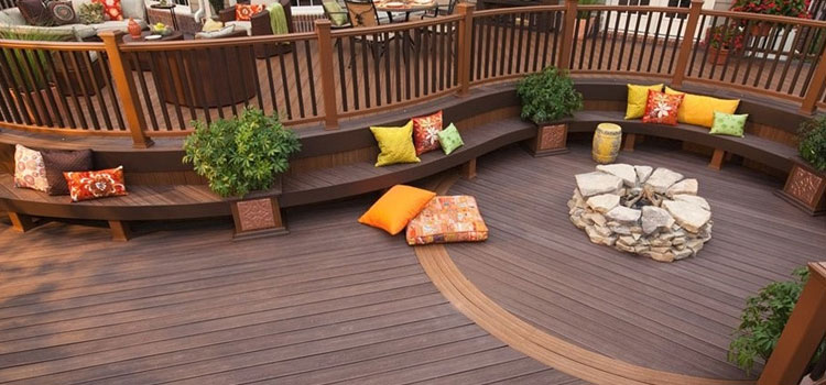 Gray TREX Decking in Hidden Hills, CA