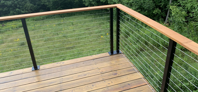 Installing Deck Cable Railing in Hidden Hills, CA